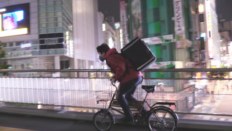 Meeting after the film ‘Tokyo Uber Blues'